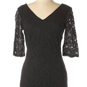 Banana Republic Black Lace Dress